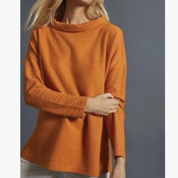 Anthropologie Mock Neck Tunic - Picture 1 of 12